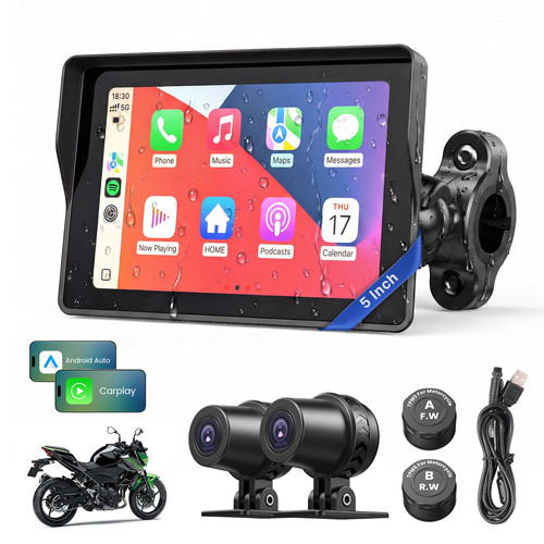 Display carplay moto - 5, pollici